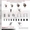 Service Caster 3 Inch 316SS High Temp Glass Filled Nylon 1-3/8 Inch Stem Caster Set Lock Brake SCC-SS316TTLEX20S314-GFNSHT-138-4 - alternate 1